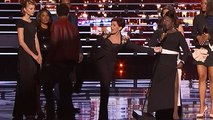 Sharon Osbourne kicks stage invader during People's Choice Awards