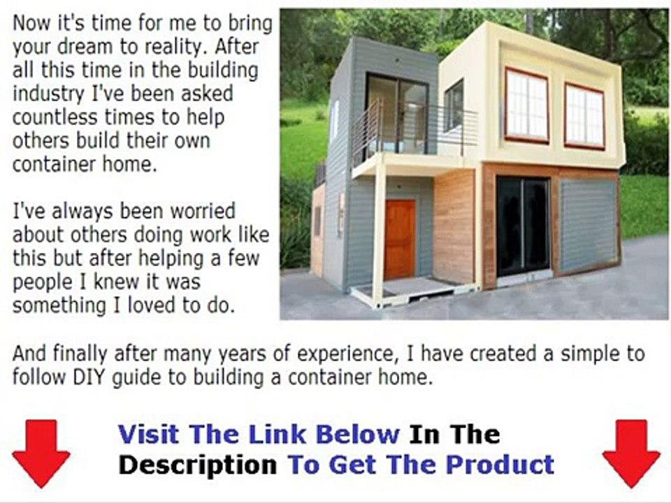Build A Container Home Discount Bonus + Discount