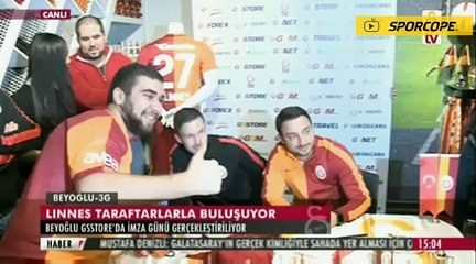 Linnes taraftarla buluştu