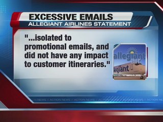 Allegiant apologizes for emails