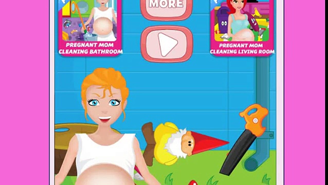 《〒》122♣ Pregnant mom cleaning the garden game