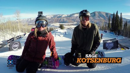 GoPro: Sage Kotsenburg and Jamie Anderson - X Games Aspen Slopestyle Course Preview