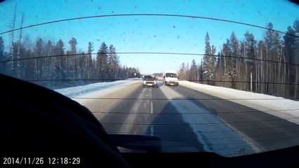 Обстановка на скользкой дороге