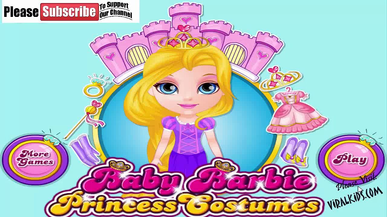 ╠╣Đ▐ 12 ► Baby Barbie Princess Costumes (Dress Up Game) - Baby Game for Kids