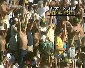 Geoff Lawson Hit a massive Six off Joel Garner 1985