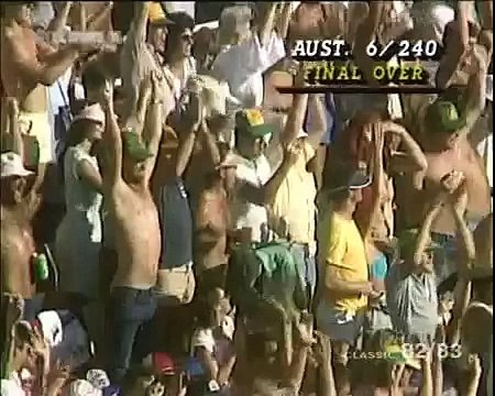 Geoff Lawson Hit a massive Six off Joel Garner 1985