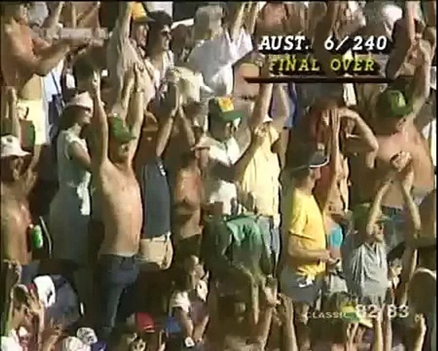 Geoff Lawson Hit a massive Six off Joel Garner 1985