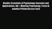 Bundle: Essentials of Psychology: Concepts and Applications 4th + MindTap Psychology 1 term