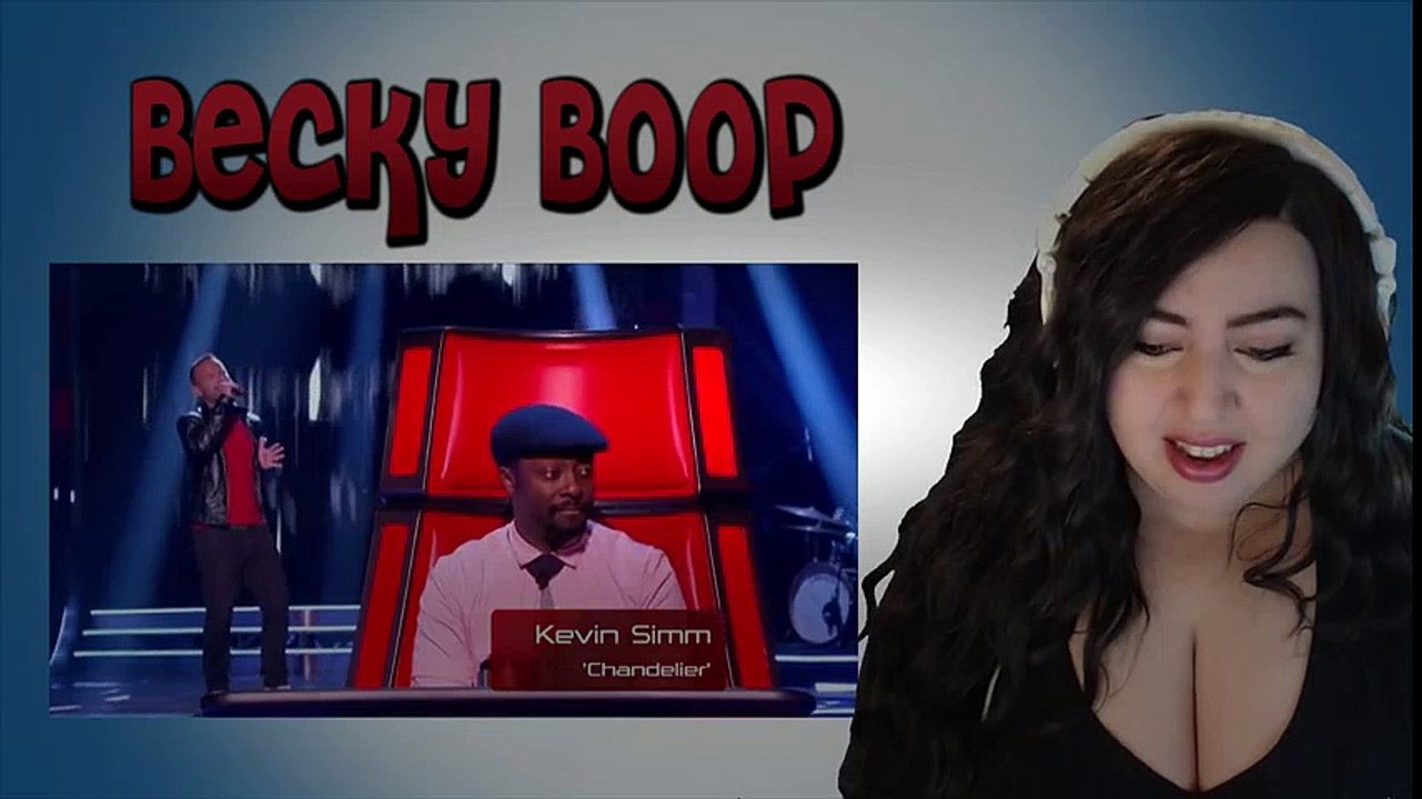 Reacting to Kevin Simm performs 'Chandelier' - #TheVoice The Voice UK 2016: Blind Auditions 4
