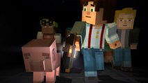 Minecraft Story Mode - Episode 3 Part 1 - Zombies, Creepers, Spiders and Skeletons