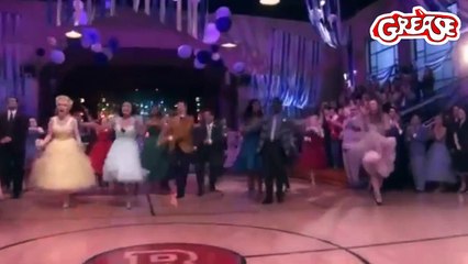 Grease Live 2016: Hand Jive Spring Dance Off Full Cast