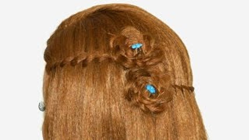 Waterfall Braid Hairstyle For Long Medium Hair