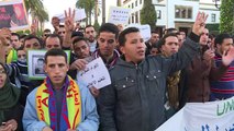 طلاب أمازيغ يتظاهرون في الرباط تنديدا بمقتل زميل لهم