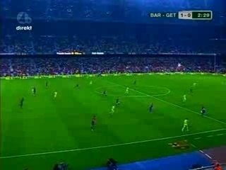 Barcelona 1-0 Getage - Ronaldinho 2'