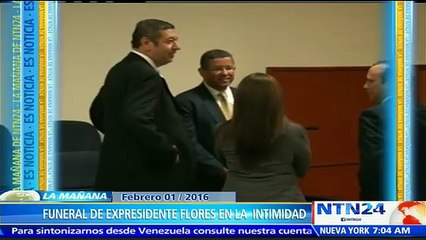 Inician exequias del expresidente Flores mientras definen rumbo del juicio