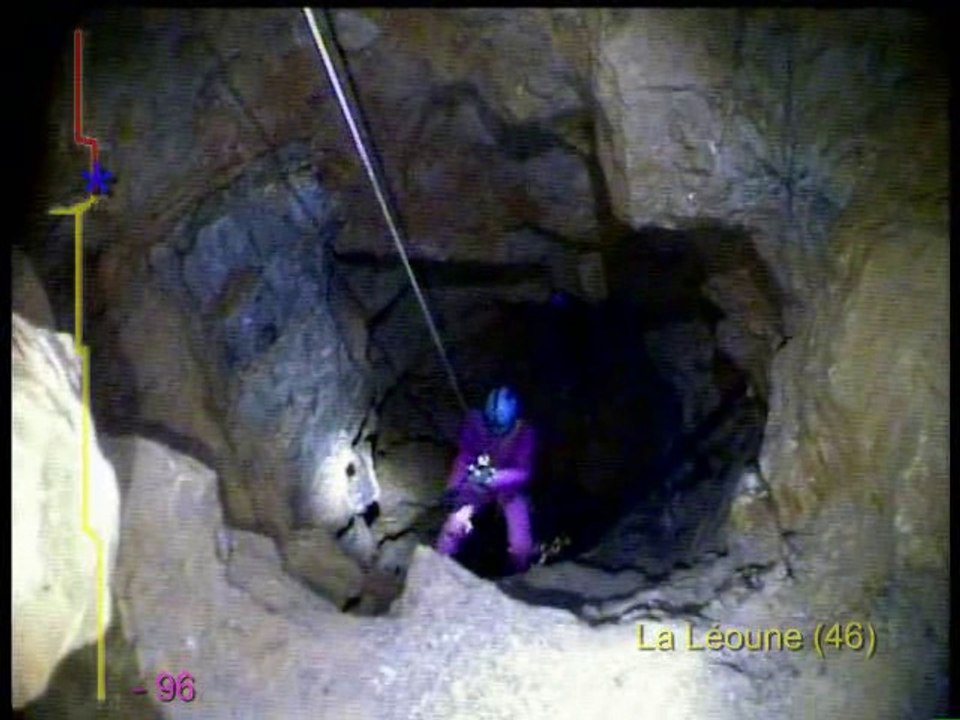 Spéléo lot - Le puits Mandela - la Léoune - Promilhanes 46