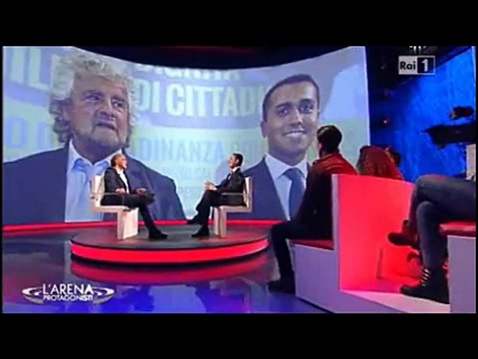 ‪Luigi Di Maio ‪#‎M5S‬: L'Arena ‪#‎Rai‬ (31 gennaio 2016) 	 -7:34