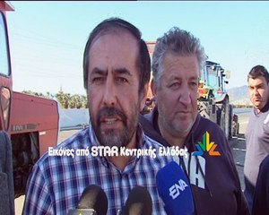 Αγρότες φορείς και Γκλέτσος έκλεισαν την εθνική οδό