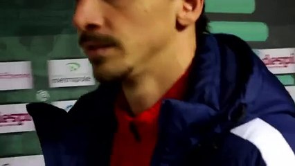 Zlatan om publiken- 'Det var en god stämning'