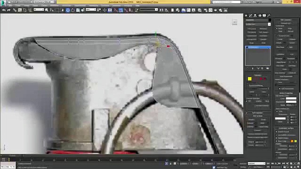 Grenade Tutorial Modeling & Uv Layout Clip5-11