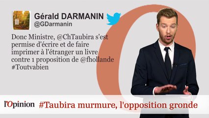 #Taubira murmure, l’opposition gronde