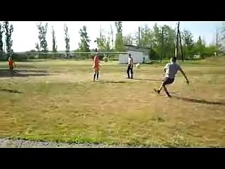 Игра сборной ТОСа Синеоковского по футболу в п.Водный