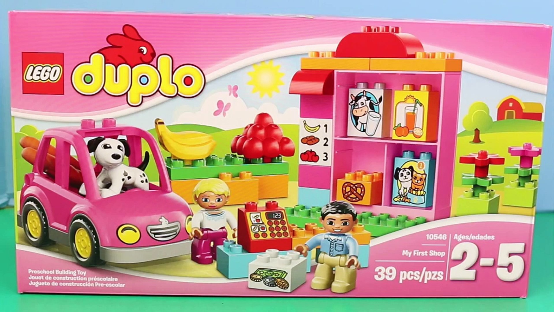 Duplo Lego My First Shop Reviewed by Mickey Mouse with Lego Food and a Duplo  Lego Car - Dailymotion Video