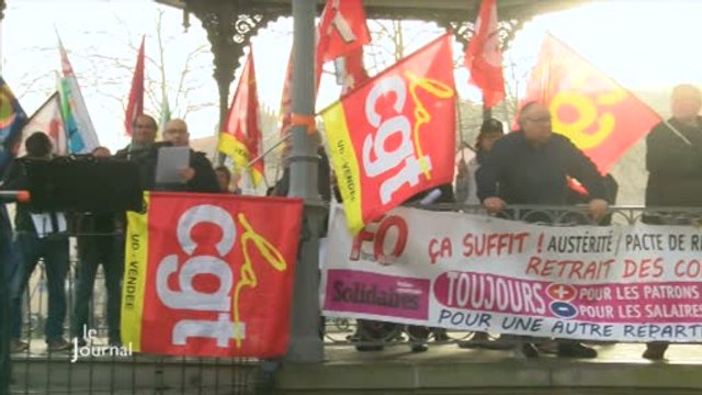 Fonction publique : Une manifestation à La Roche-sur-Yon
