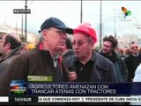 Grecia: agricultores protestan contra reforma a sistema de pensiones