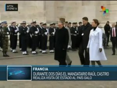 Raúl Castro realiza visita oficial a Francia