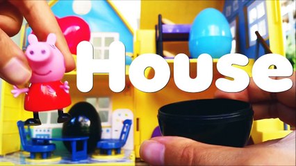 Peppa Pig Surprise Eggs Learn A Word! MLP & Tom and Jerry Toys