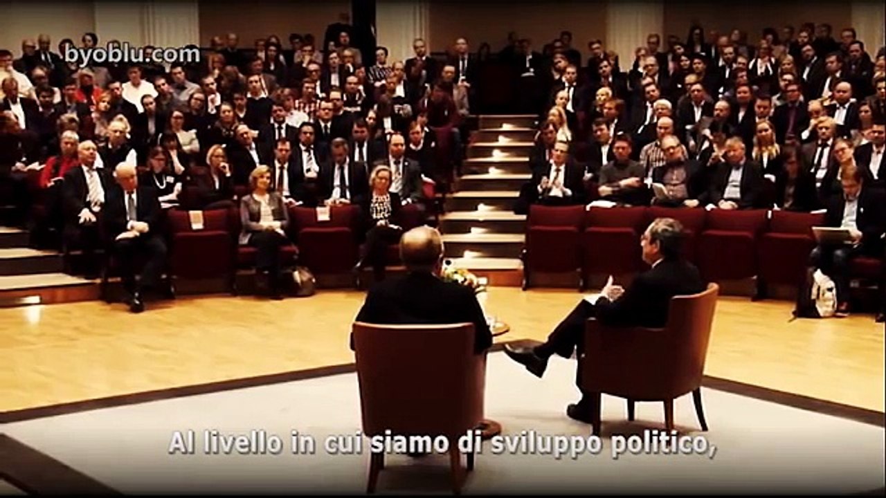 MARIO DRAGHI: Con L'Euro Vi Abbiamo Impoveriti ma in "Buona Fede"!