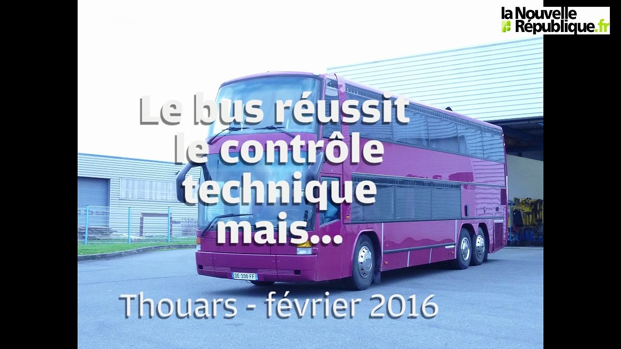 VIDEO. LOUDUN ET THOUARS. Le car dangereux avait passé le contrôle " les yeux fermés"