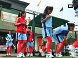 In a first, Nepali women's hockey team practices at Hockey Astro Turf in Imphal
