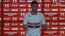 Com o aval de Tévez, Calleri é apresentado no São Paulo com a camisa 12