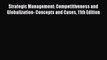 [PDF Download] Strategic Management: Competitiveness and Globalization- Concepts and Cases