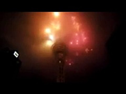 Tokya Yeni Yıl 2014 Havai Fişek Gösterisi Japonya