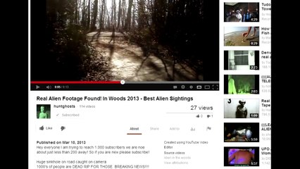 Breakdown - Real Alien Footage Found In Woods