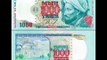Коллекция банкнот ТЕНГЕ Казахстан от 1 тенге 1993 года до 10000 тенге 2012