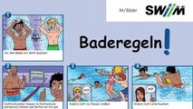 Germany uses cartoons to explain proper swimming pool behavior