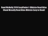 Rand McNally 2016 EasyFinder® Midsize Road Atlas (Rand Mcnally Road Atlas Midsize Easy to Read)