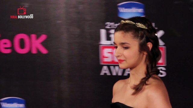 Alia Bhatt at Life Ok Screen Awards 2015