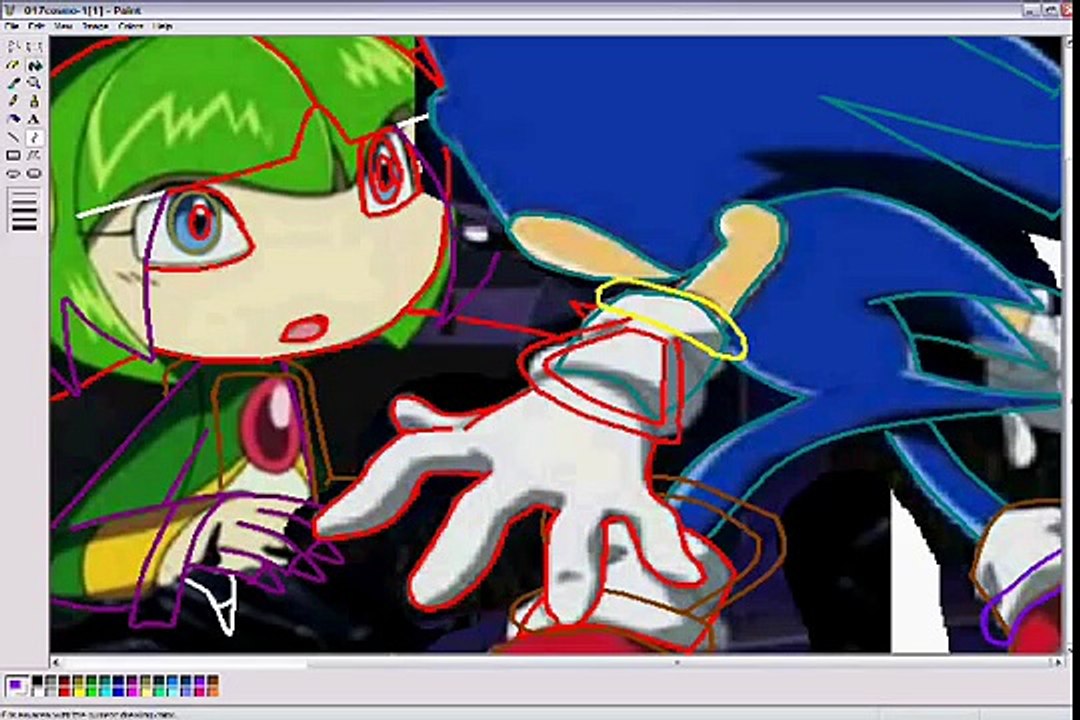 (Recoloring) Cosmo & Sonic to Cinder & Shadow
