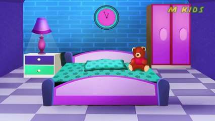 Hindi Rhymes for Children - घड़ी में बजे एक (Ghadi Me Baje Ek) - Hindi Balgeet