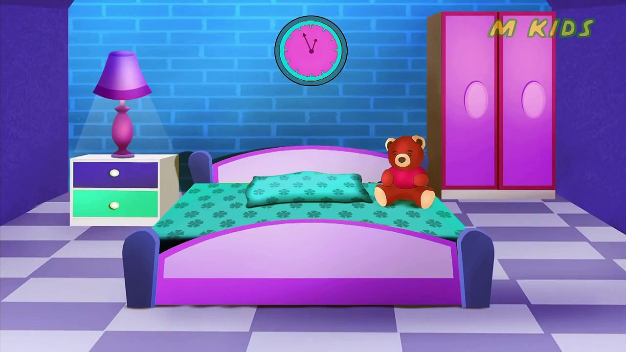 Hindi Rhymes for Children - घड़ी में बजे एक (Ghadi Me Baje Ek) - Hindi Balgeet