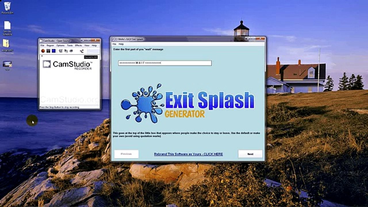 Exit Splash Generator 2.0 Demo