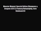 (PDF Download) Monster Manual: Special Edition (Dungeons & Dragons d20 3.5 Fantasy Roleplaying