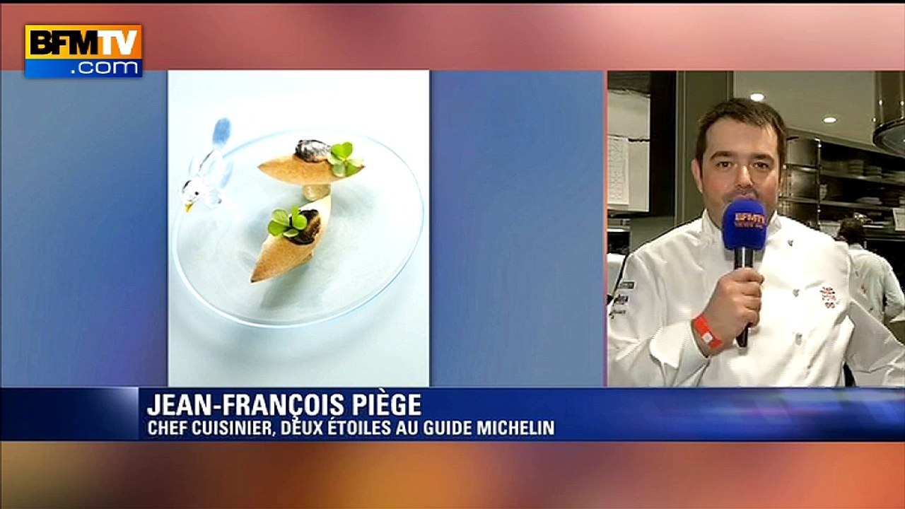 Jean-François Piège "très heureux" d'avoir obtenu deux étoiles au guide Michelin