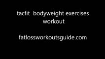 tacfit bodyweight exercises workouts