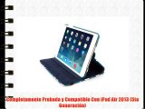 JAMMYLIZARD | Funda De Piel Giratoria 360 Grados Para iPad Air 2013 (5ta Generaci?n) Con Lunares